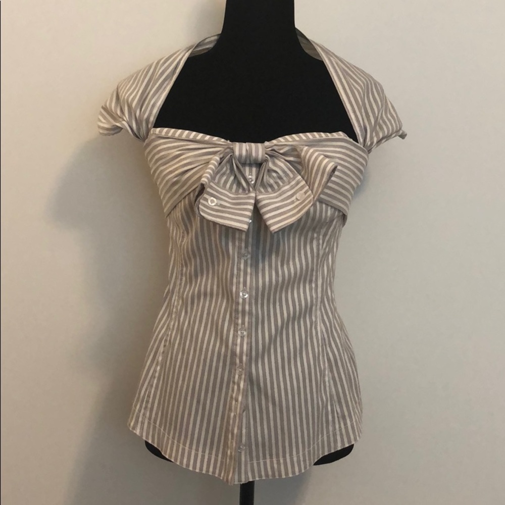 NWT Byron Lars strapless/ halter top